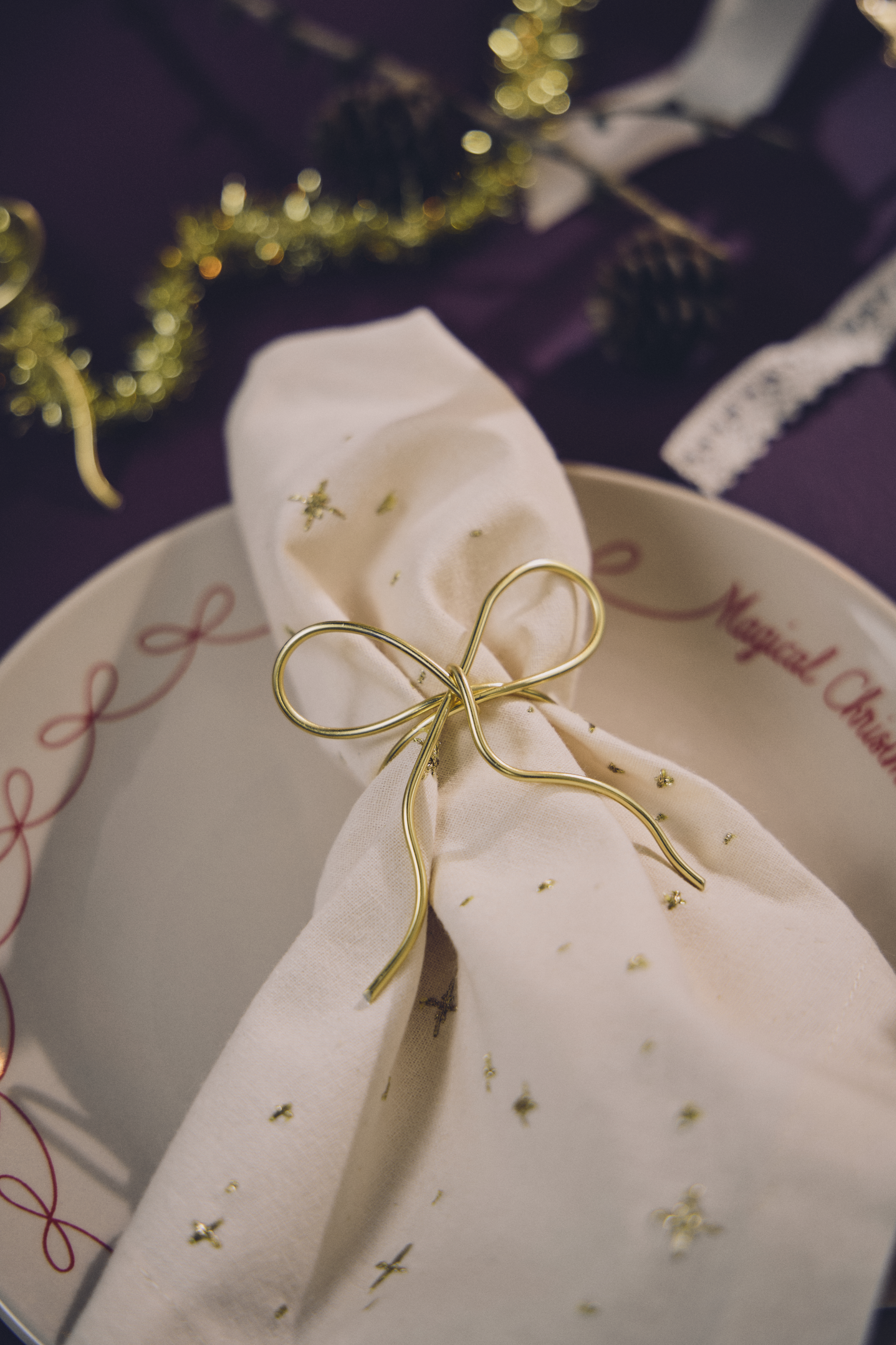 Bow Shaped Napkin Rings (1)