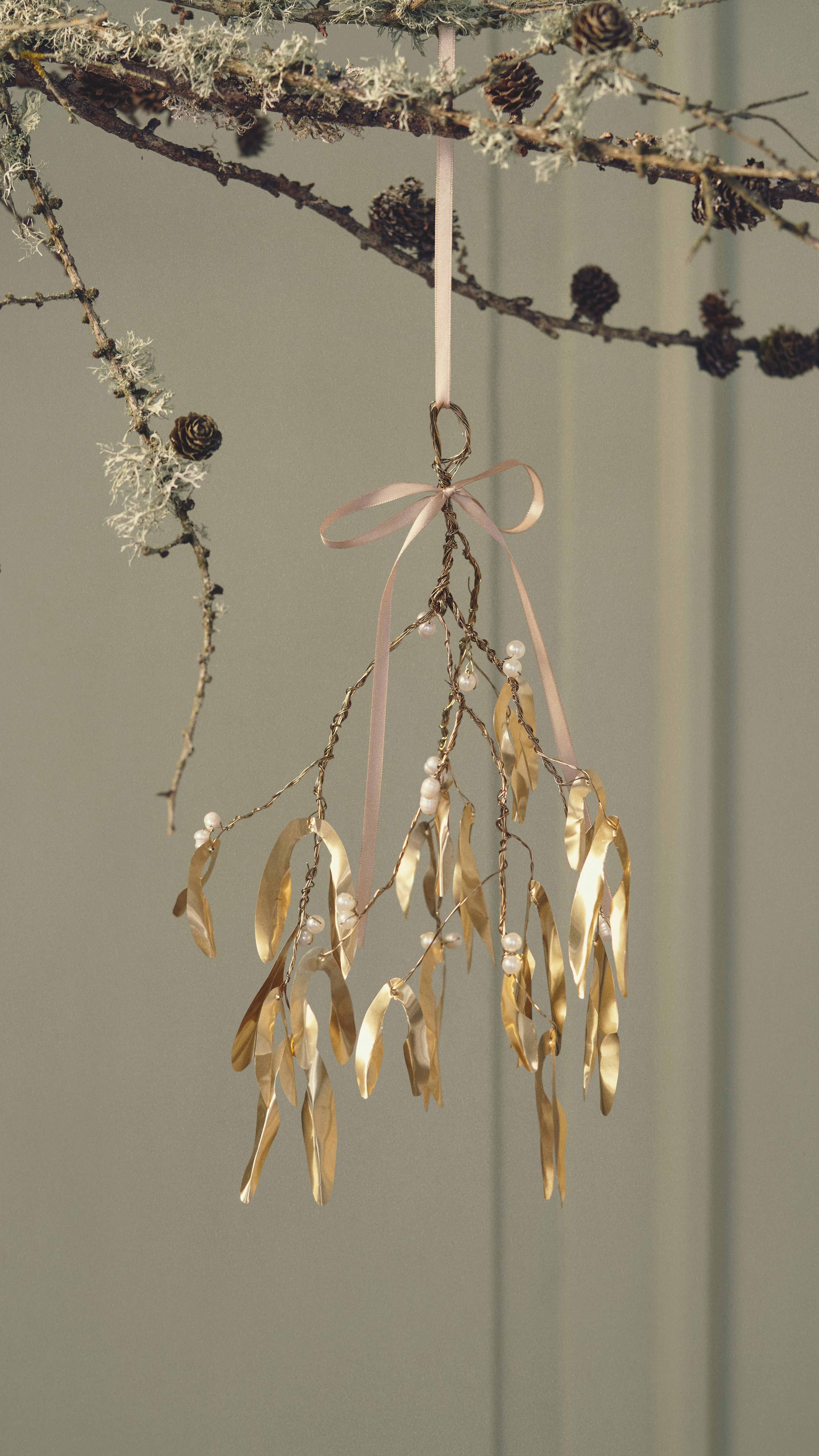 Homemade Brass Mistletoe (3)