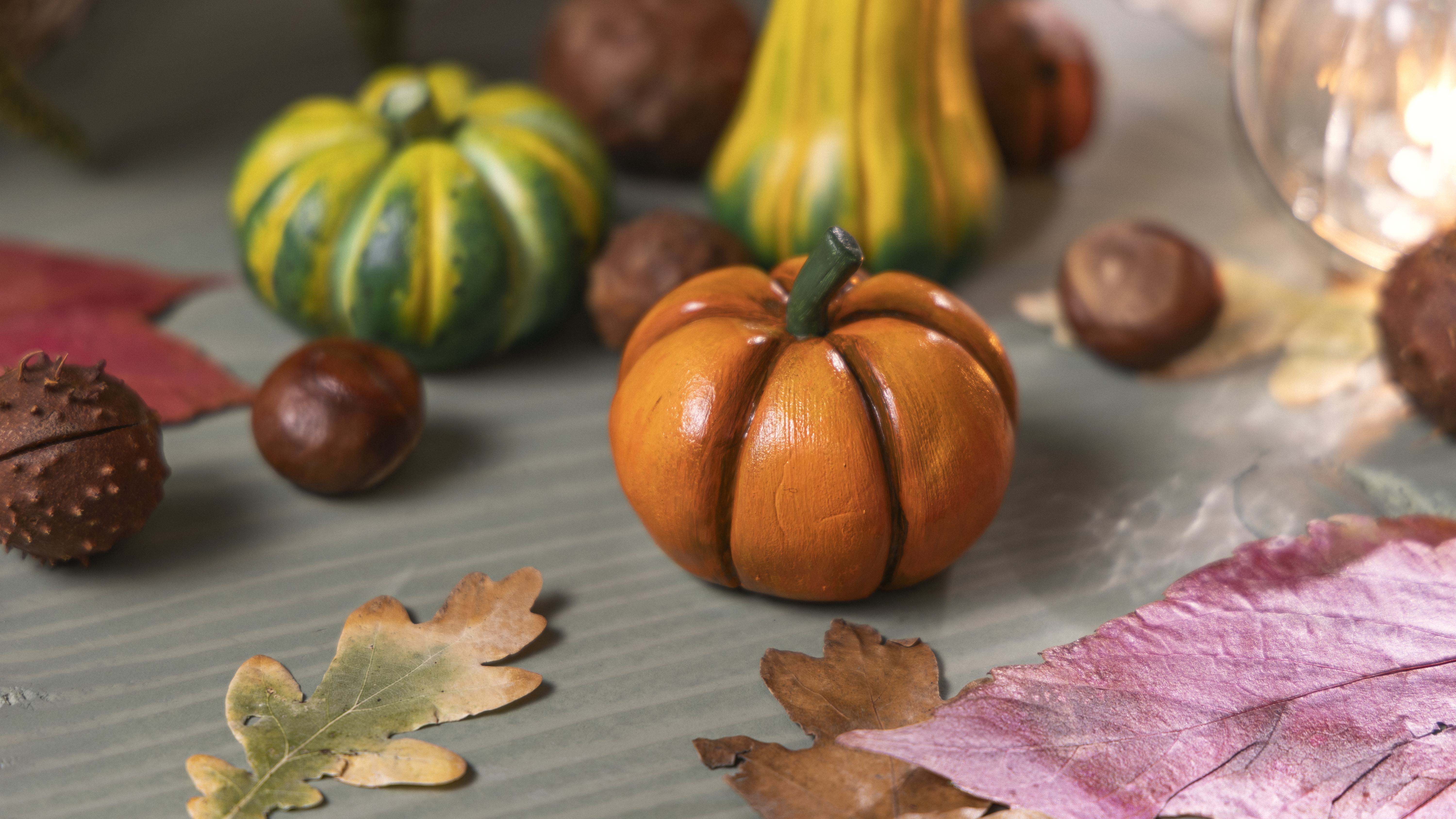 Air Dry Clay Pumpkins DIY From Sostrene Grene (3)