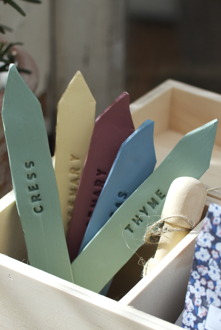 Colourful Air Dry Plant Markers (2)