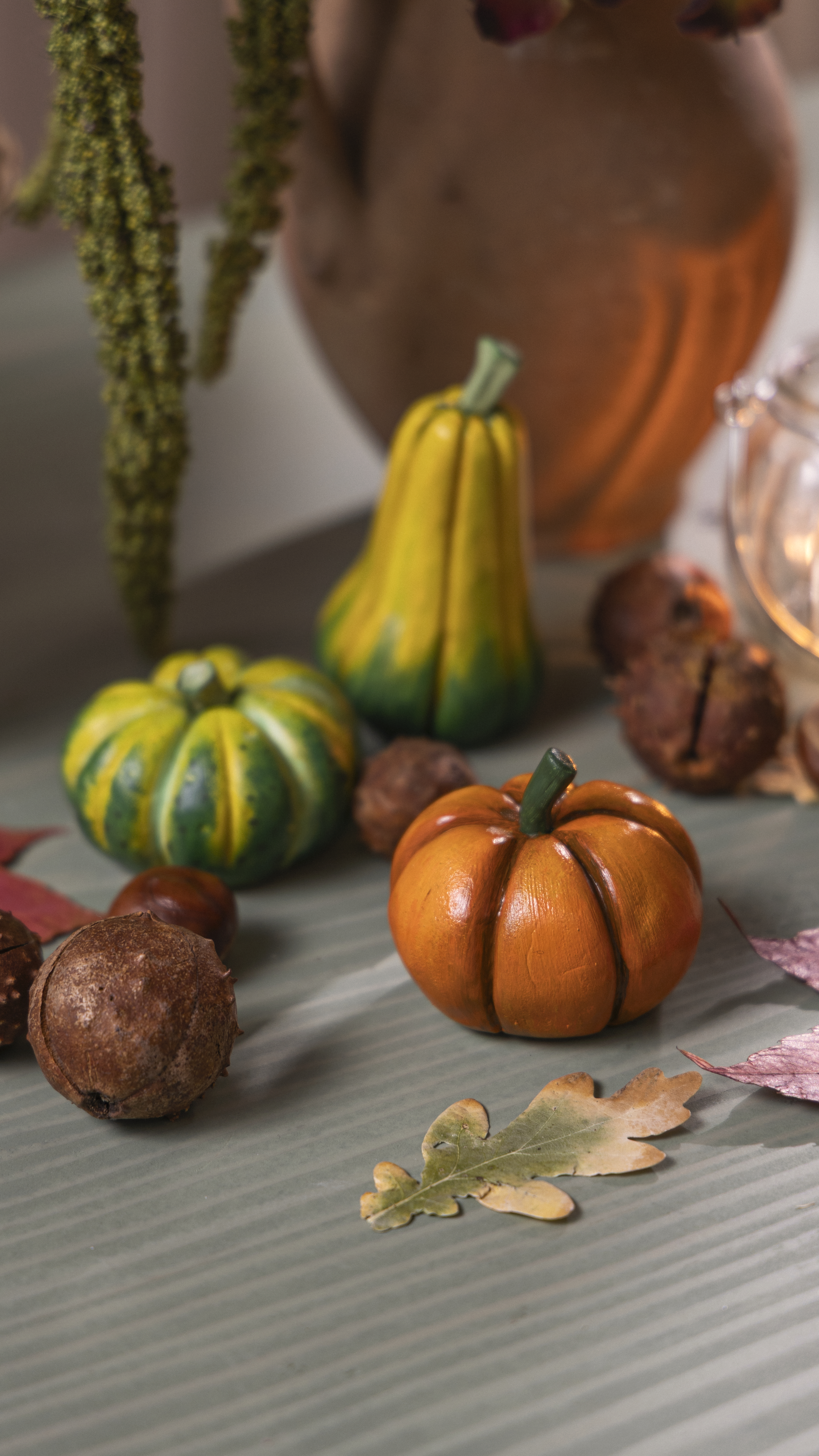 Air Dry Clay Pumpkins DIY From Sostrene Grene (2)