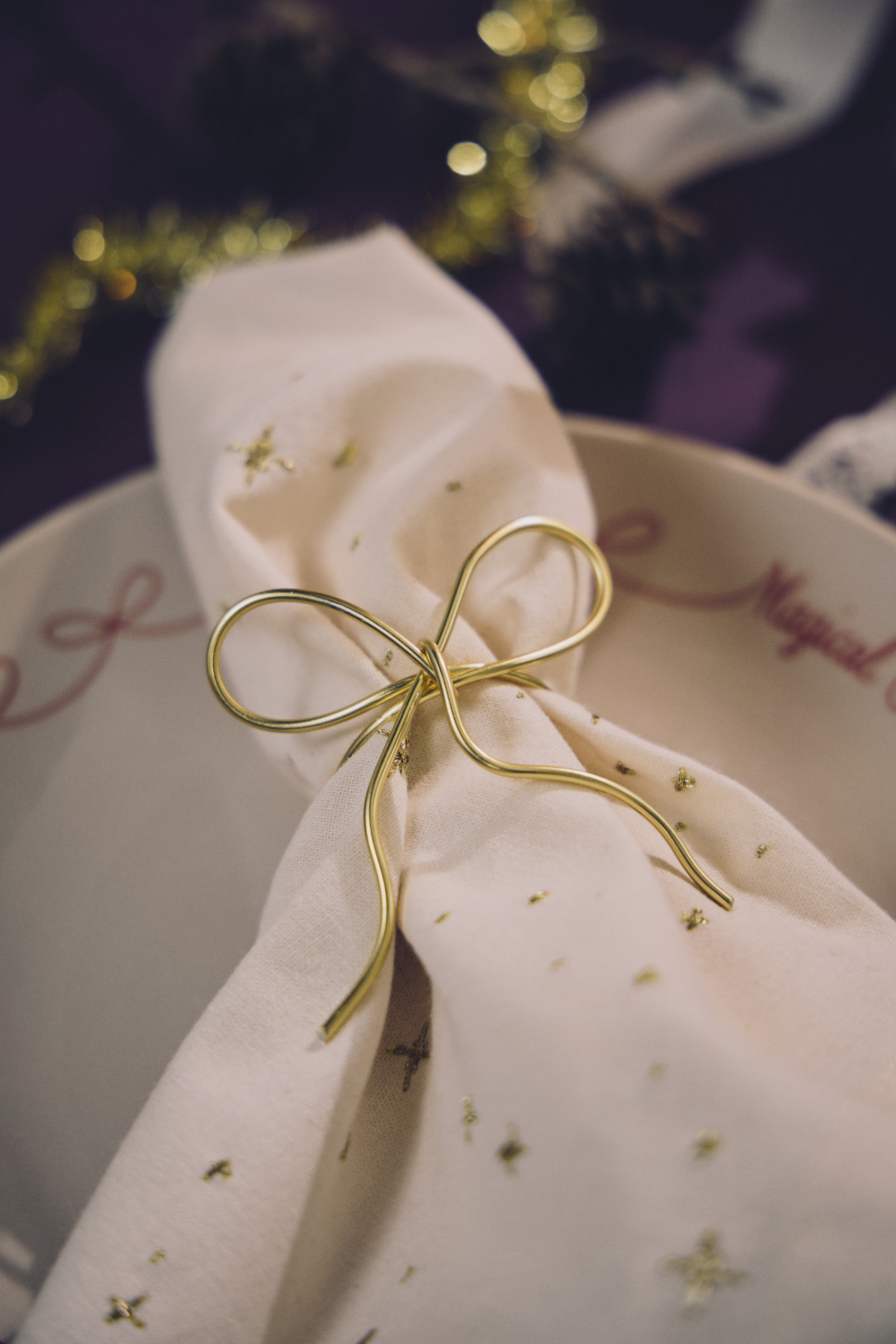 Bow Shaped Napkin Rings (2)