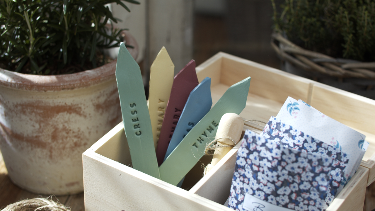 Colourful Air Dry Plant Markers (1)