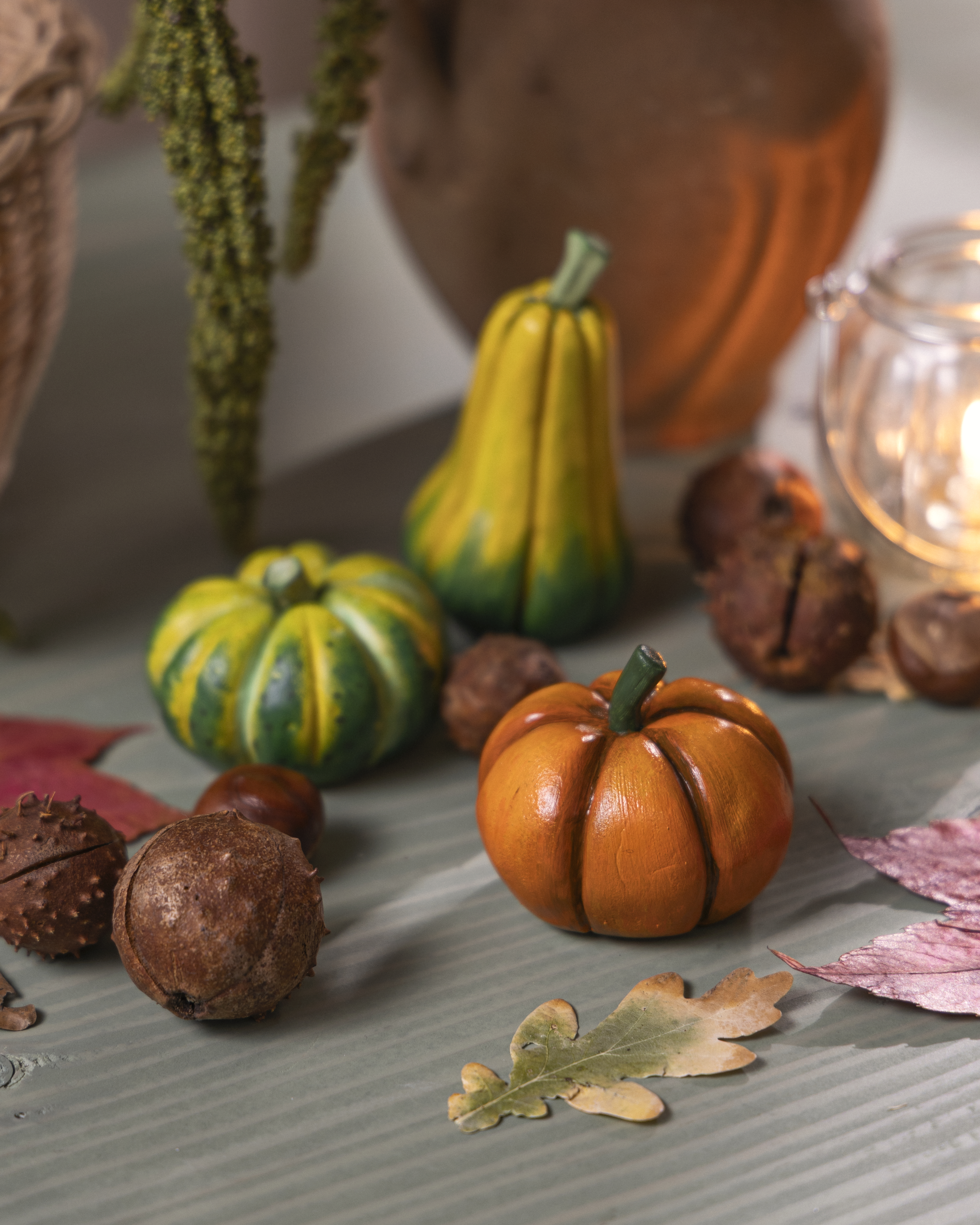 Air Dry Clay Pumpkins DIY From Sostrene Grene (1)