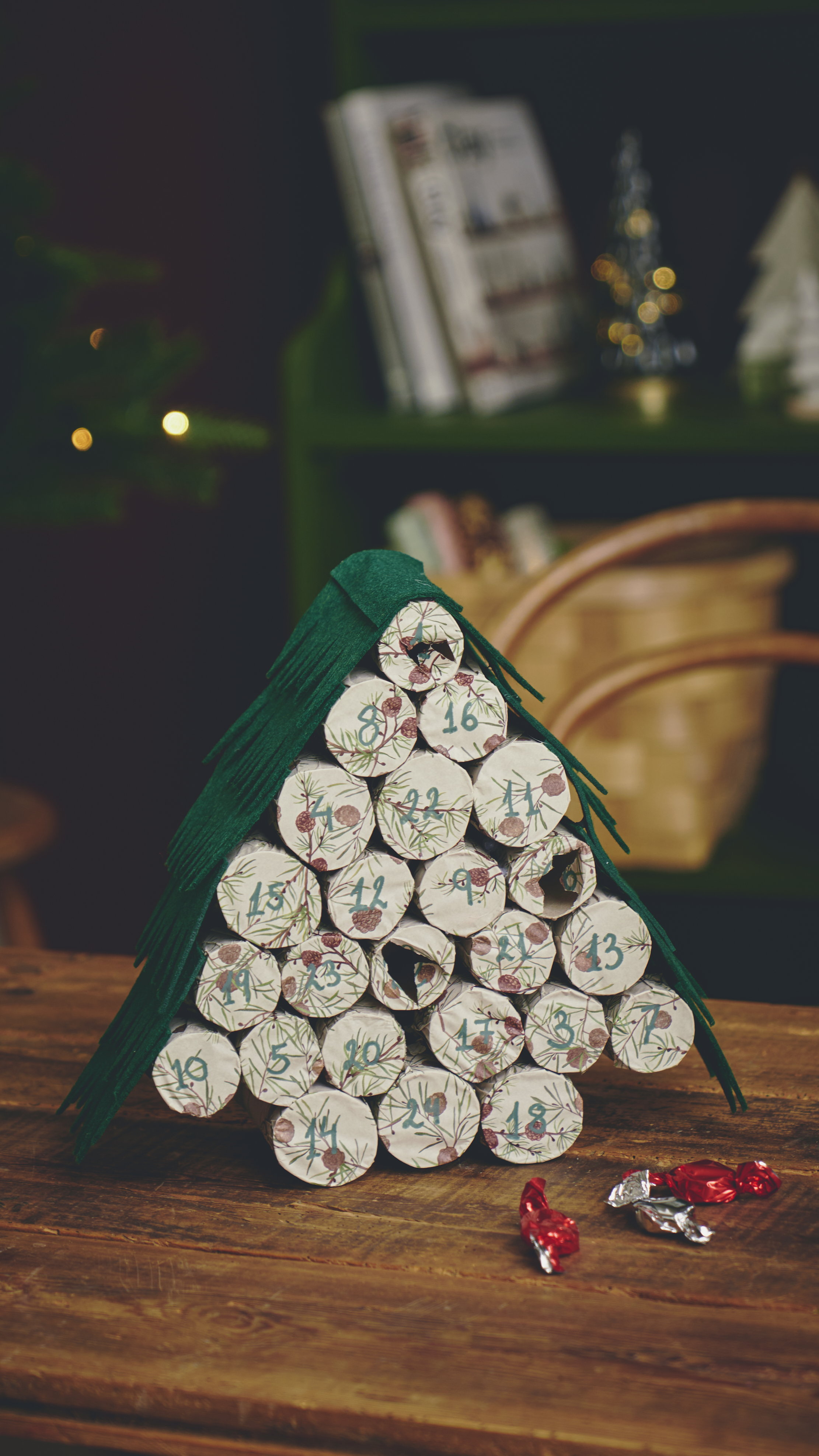 Advent Calendar From Toilet Rolls (4)