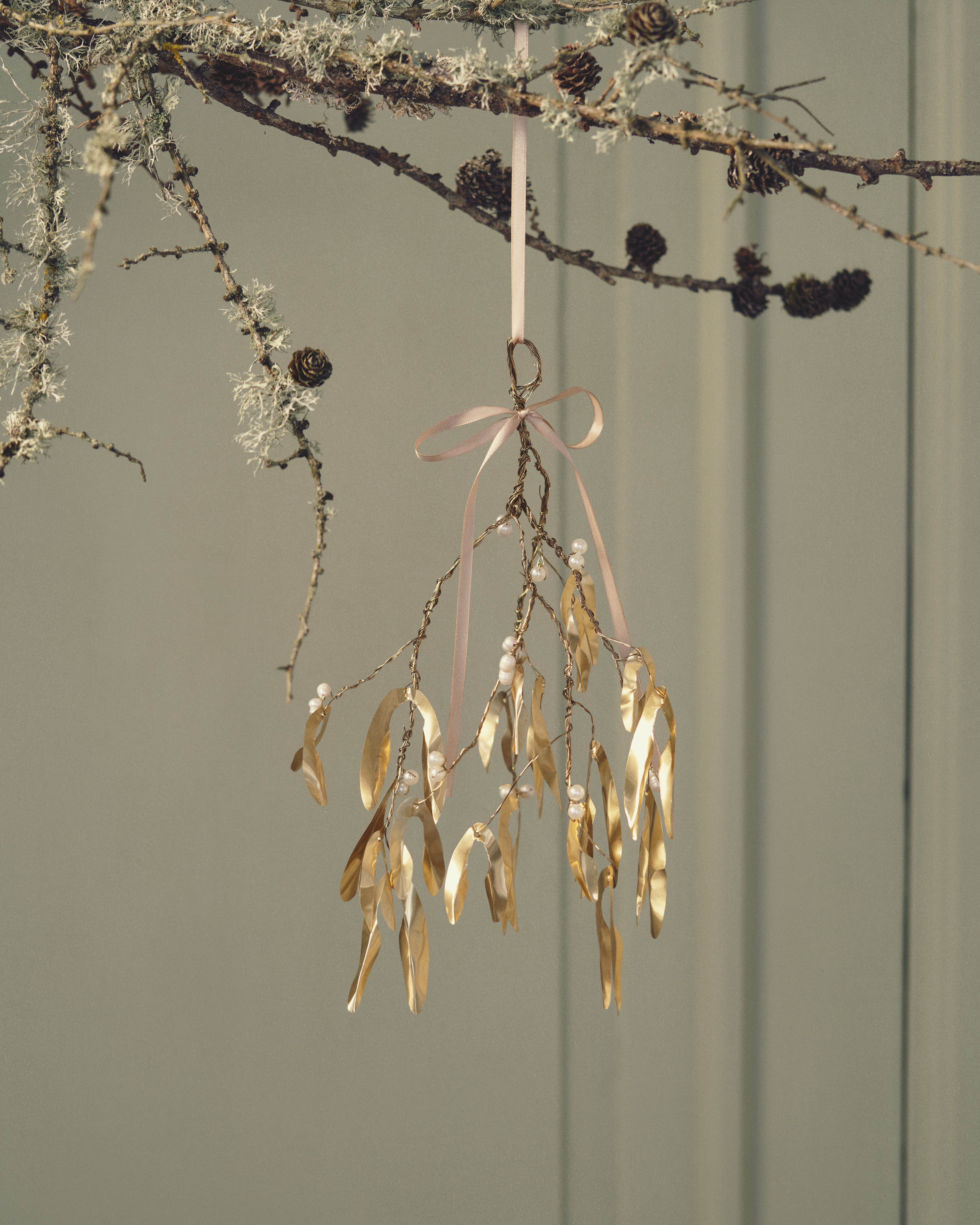 Homemade Brass Mistletoe (2)